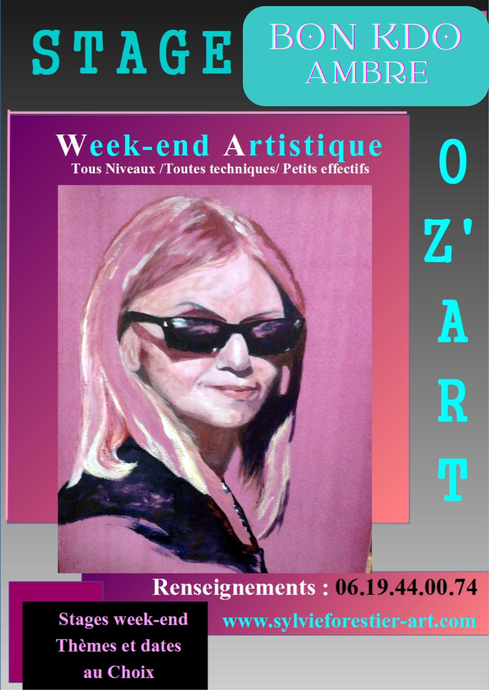 Bon cadeau Stage week-end dessin aquarelle