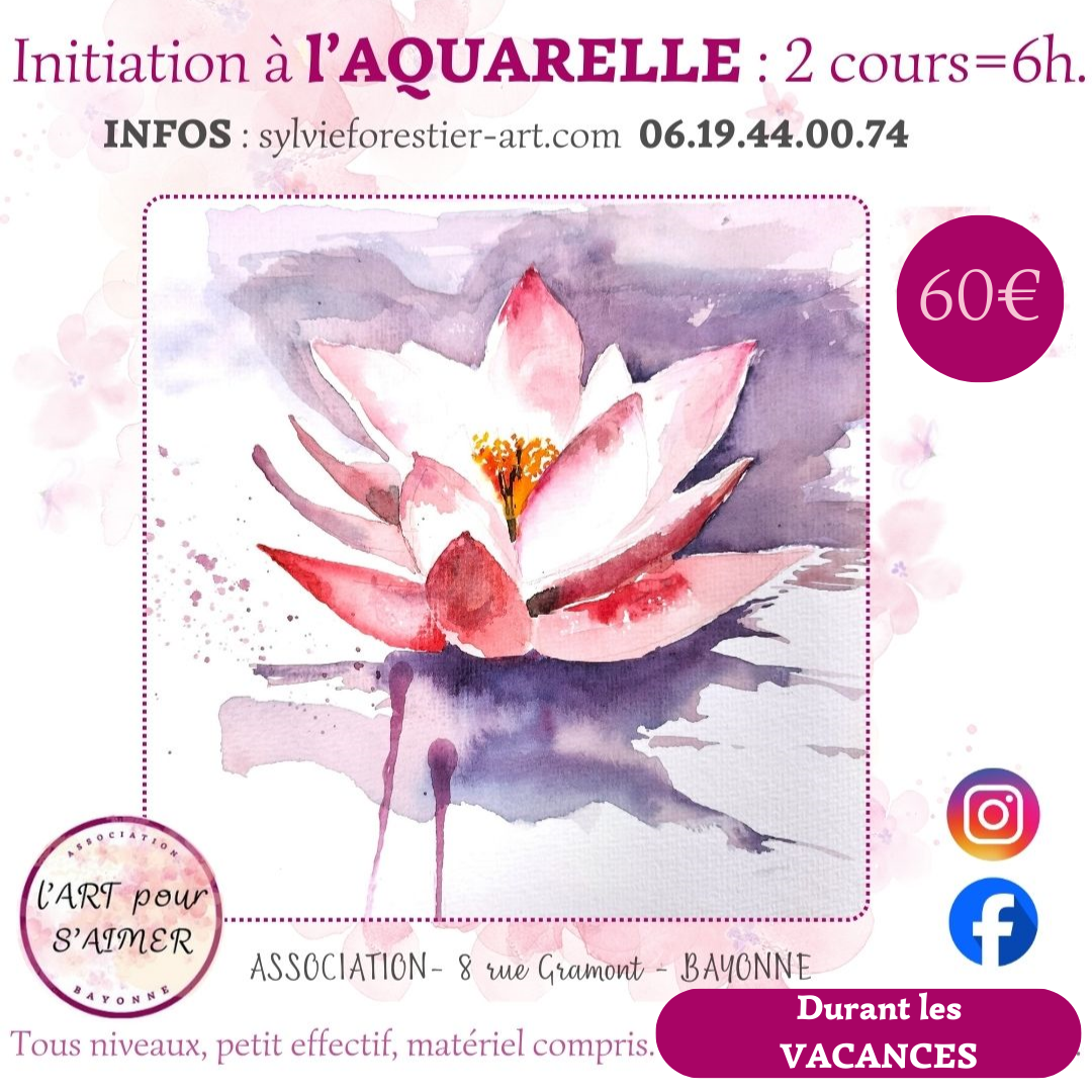 stage aquarelle Bayonne