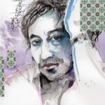 pORTRAIT ENCRE ET AQUARELLE